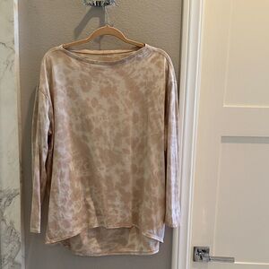 Beige Back In Action, Tie-Dye Long Sleeve Top from Lululemon 😍